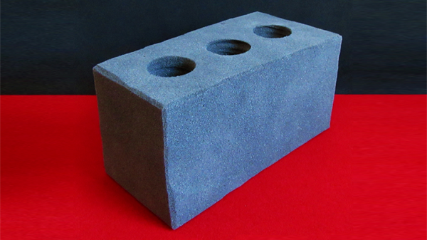 Sponge Cement Brick by Alexander May