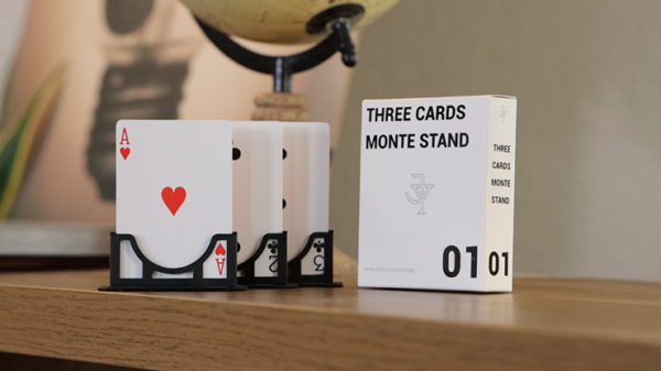 Three Cards Monte Stand by Jeki Yoo