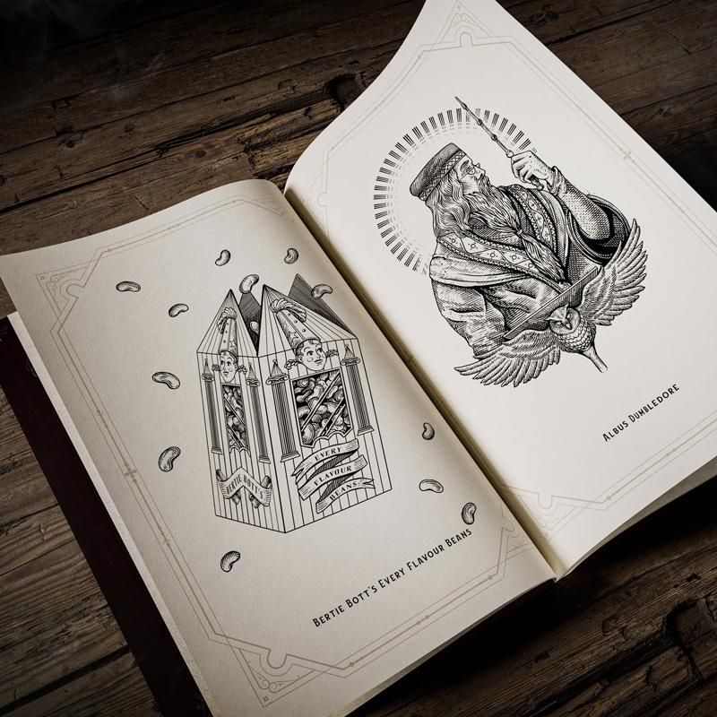 Harry Potter Self-Coloring Book by Theory11 – Bild 3