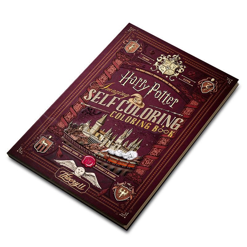 Harry Potter Self-Coloring Book by Theory11