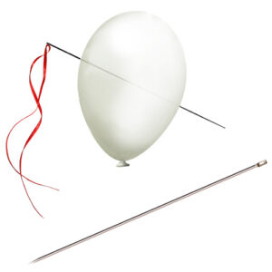 Needle through balloon